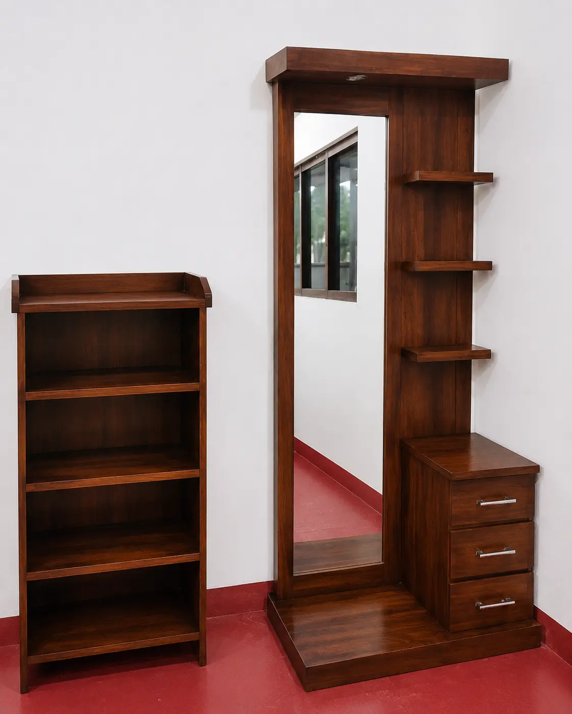 Elegant Dressing Table with Mirror